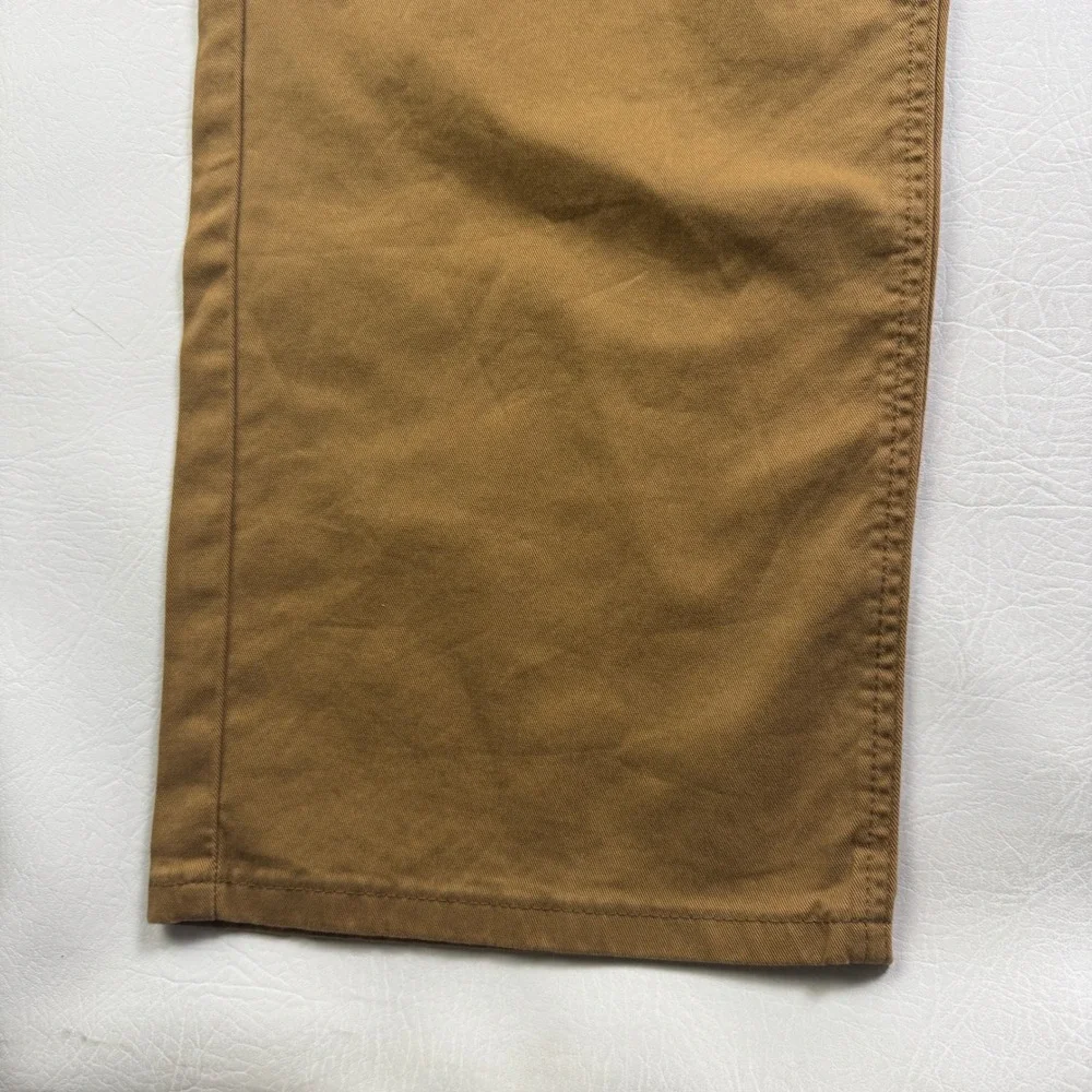 Levis 541 Athletic Taper Pants Mens 52x32 British Khaki Brown Stretch Twill NEW